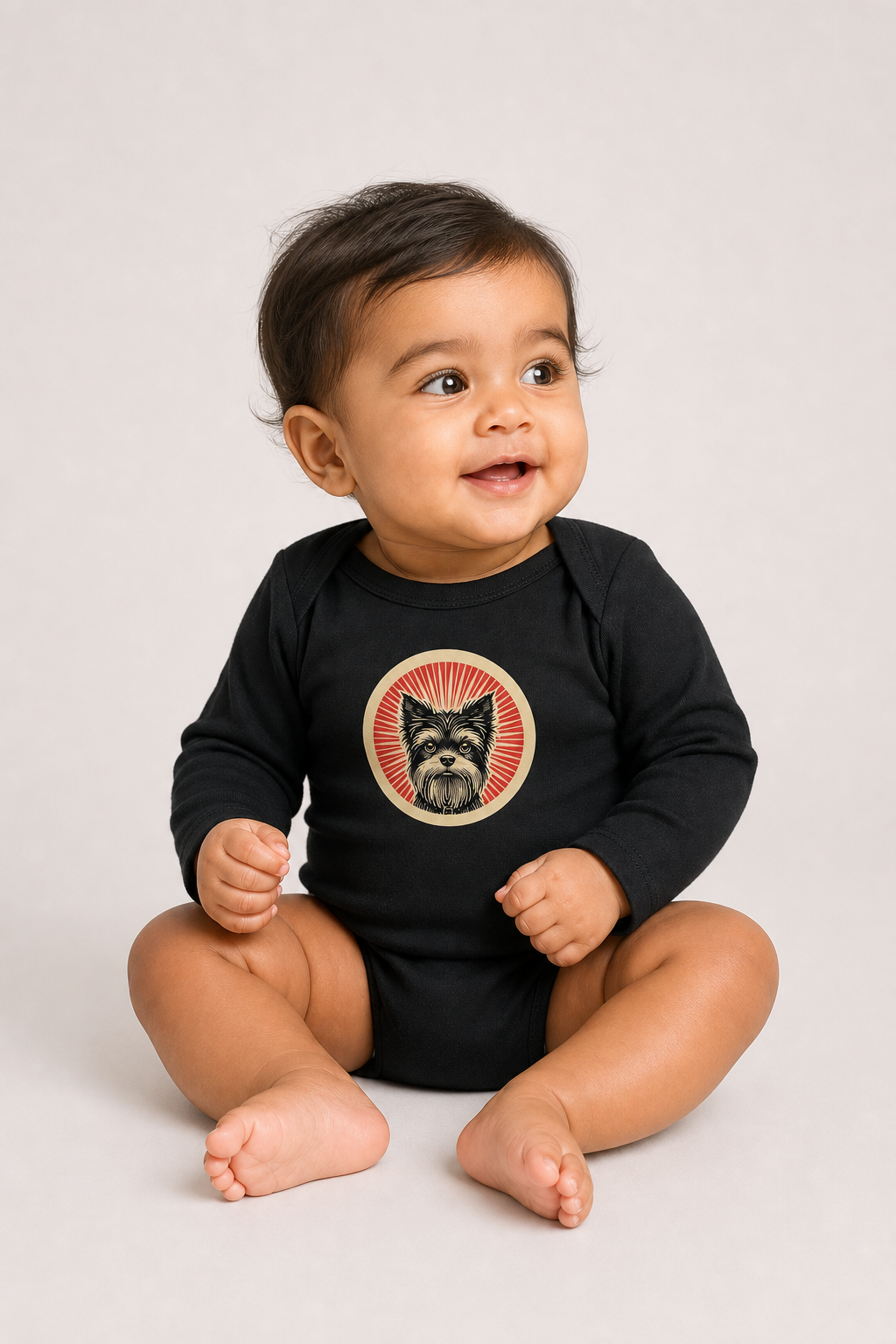 [name] Long Sleeve Bodysuit for Infants