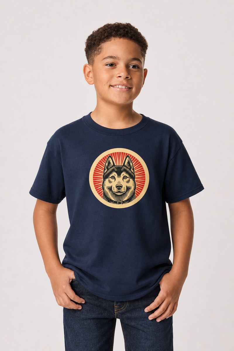 Norwegian Elkhound Kids Tee