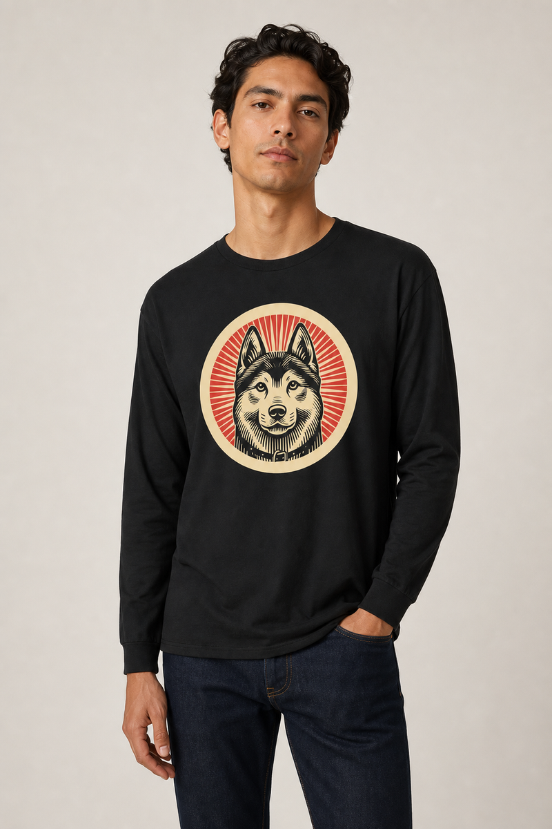 Norwegian Elkhound Long Sleeve Tee