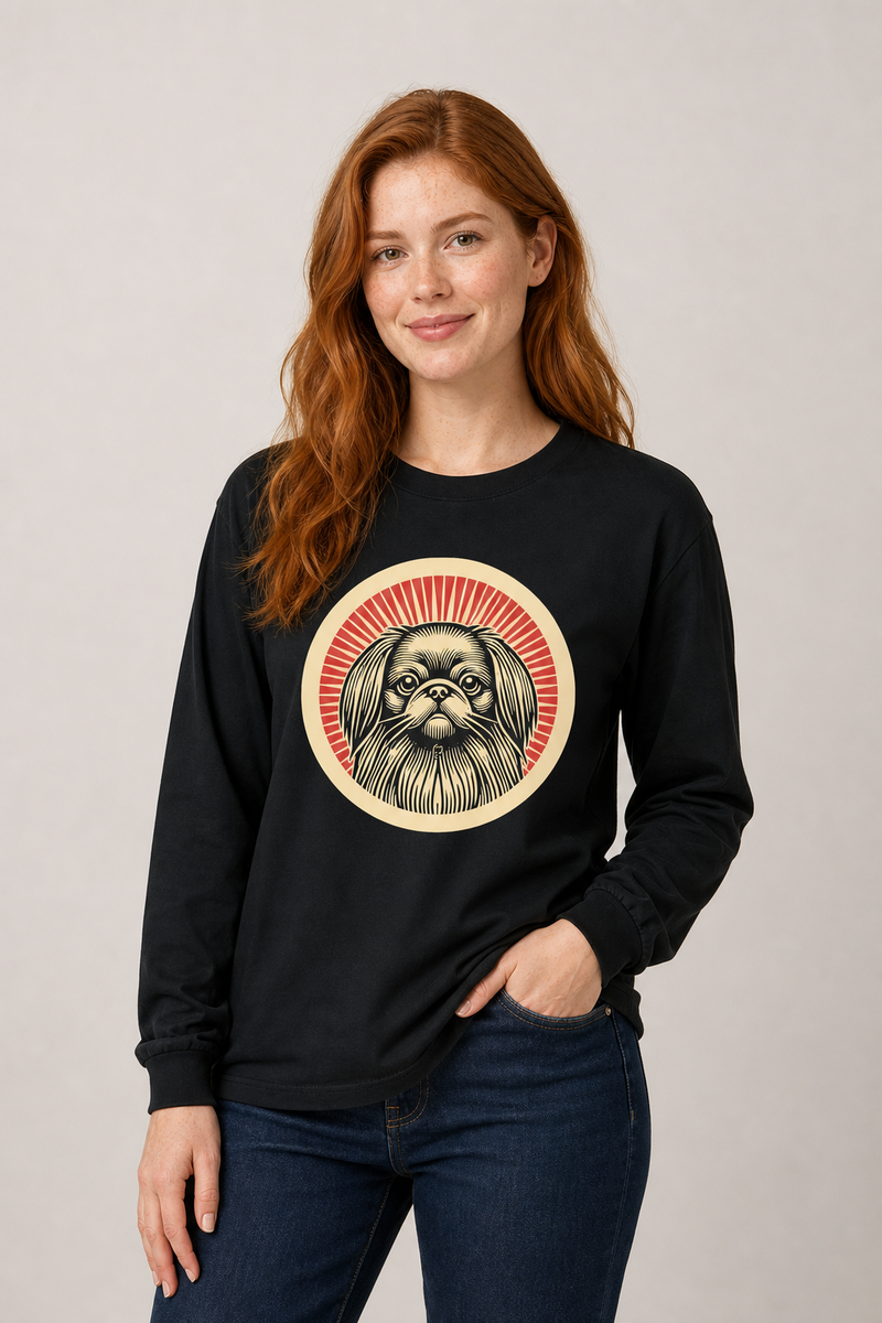 Pekingese Long Sleeve Tee
