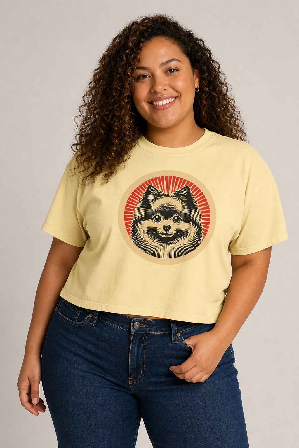 Pomeranian Boxy Tee