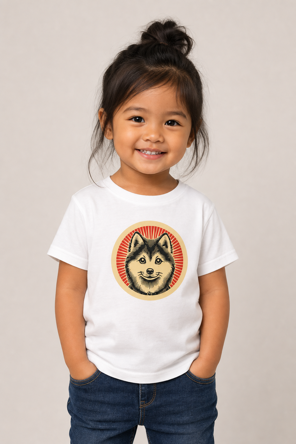 Pomsky Toddler Tee