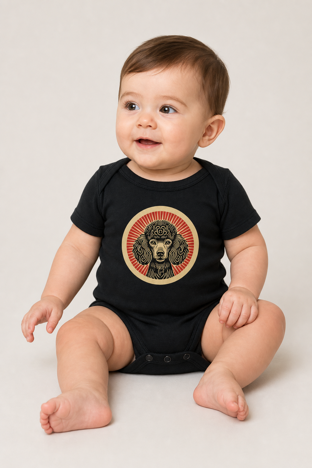 Poodle Baby Bodysuit