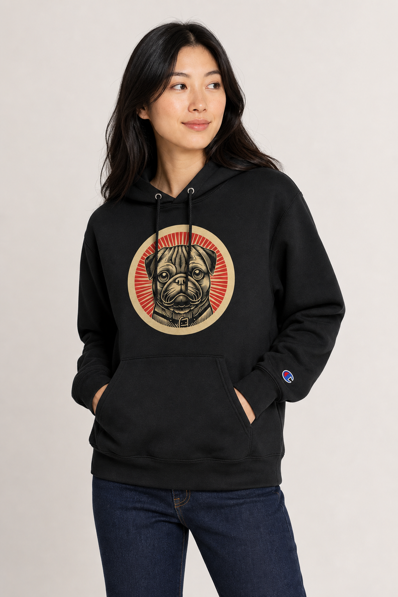 Pug Champion Hoodie