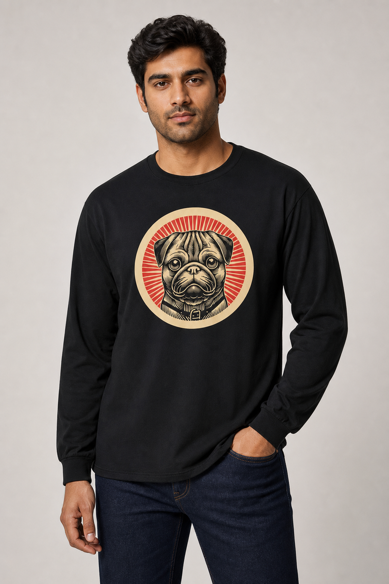Pug Long Sleeve Tee