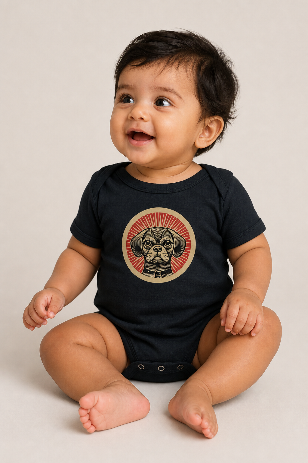 Puggle Baby Bodysuit