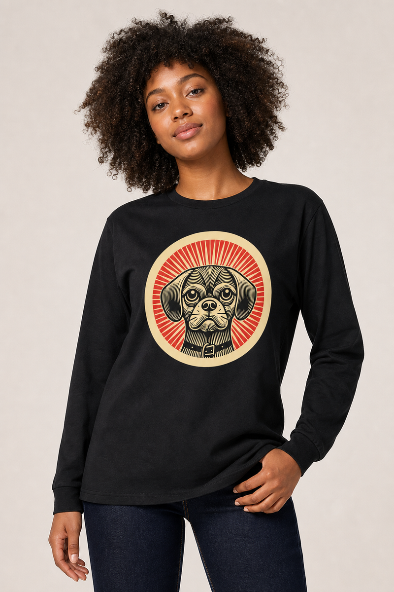 Puggle Long Sleeve Tee