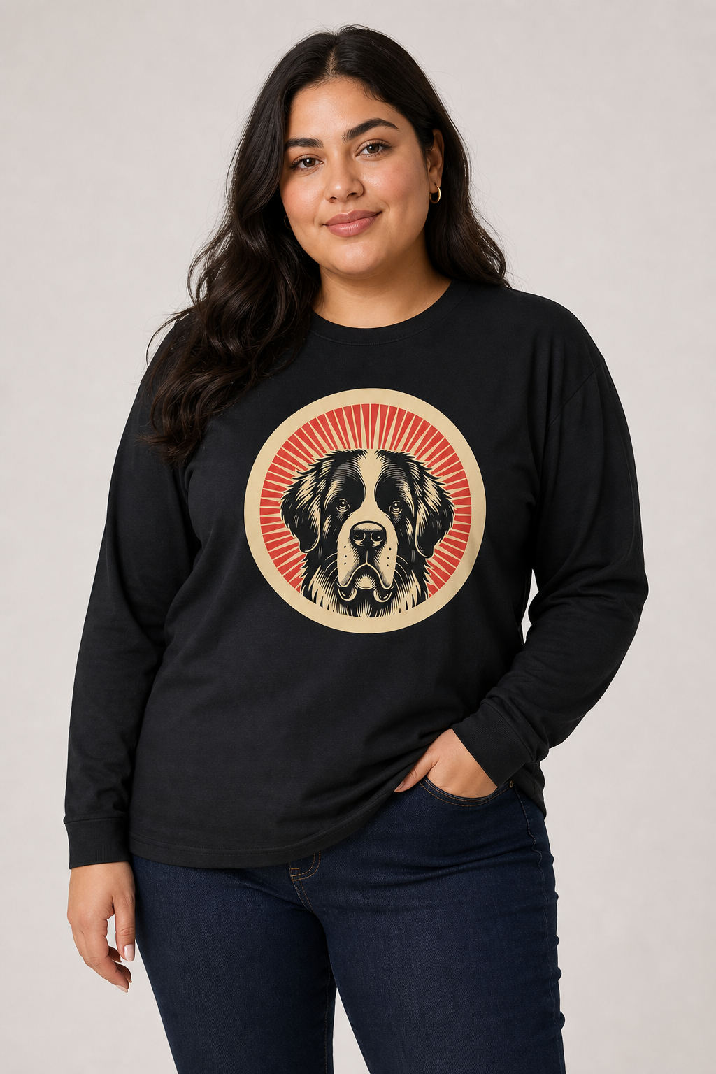 Saint Bernard Long Sleeve Tee