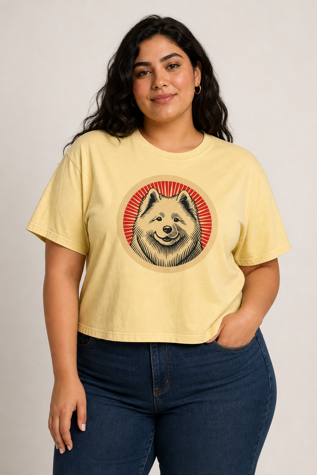 Samoyed Boxy Tee