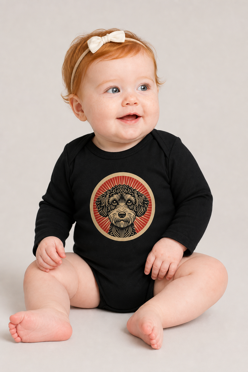 Schnoodle Sleeved Bodysuit