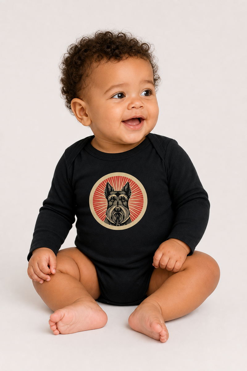 Scottish Terrier Sleeved Bodysuit