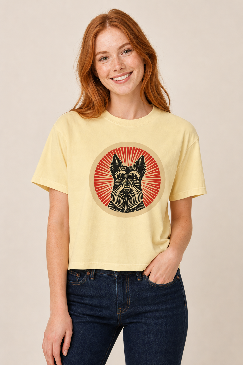 Scottish Terrier Boxy Tee
