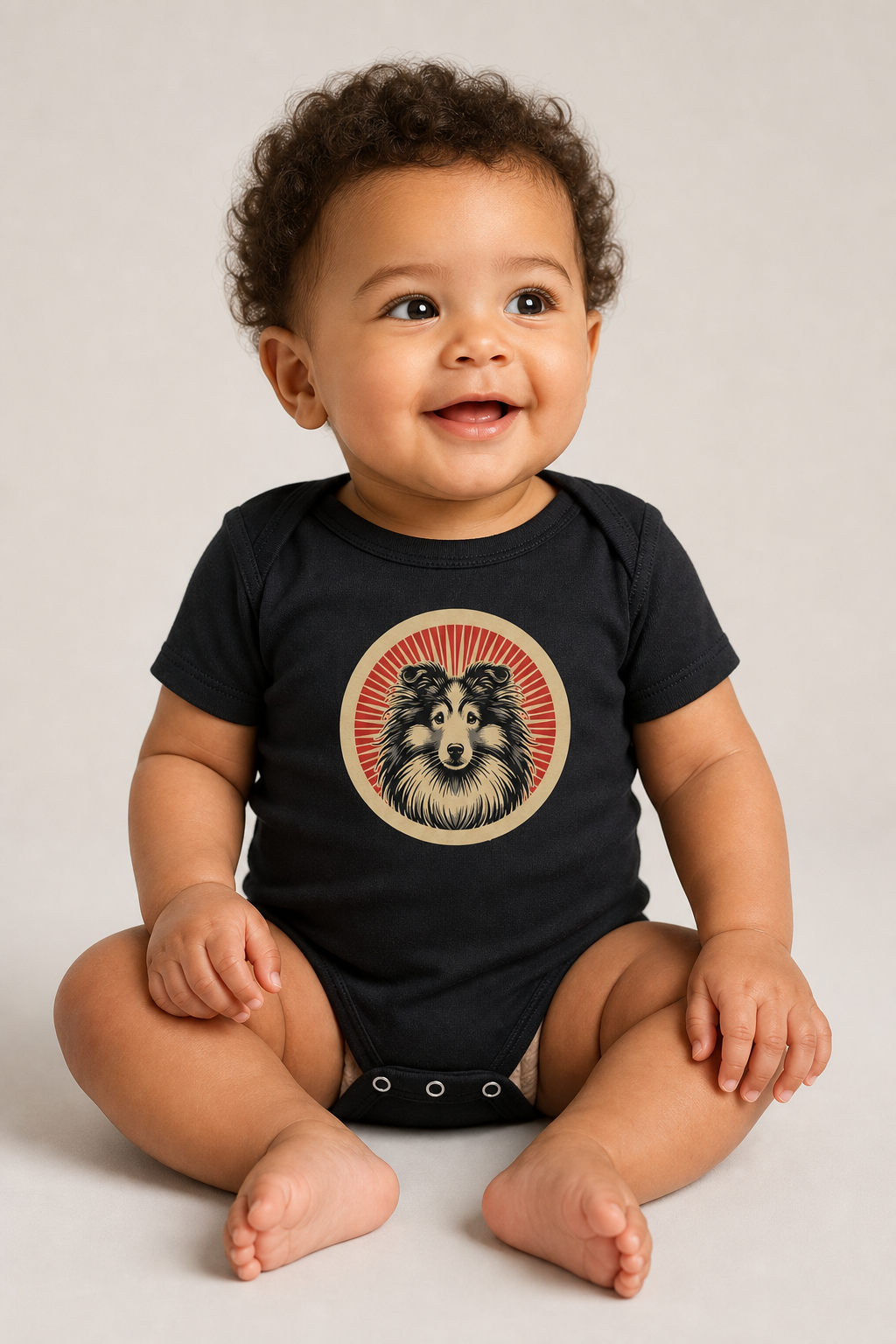 Shetland Sheepdog Baby Bodysuit