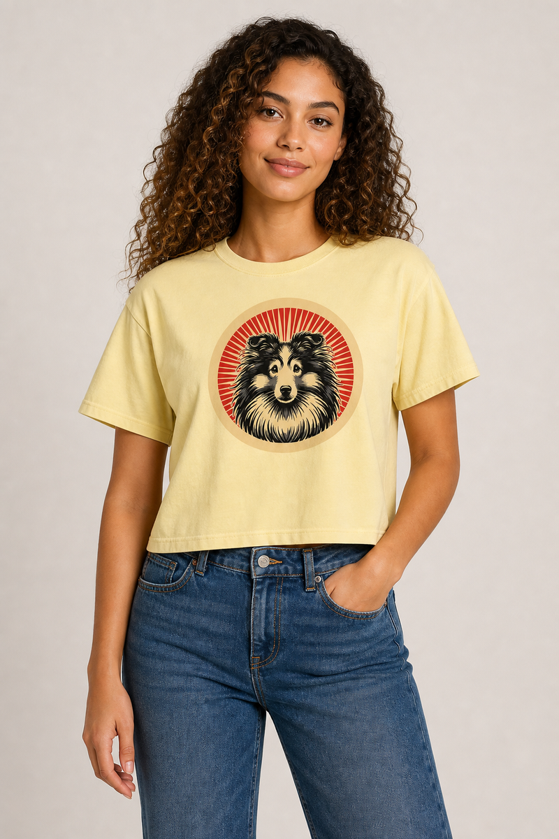 Shetland Sheepdog Boxy Tee