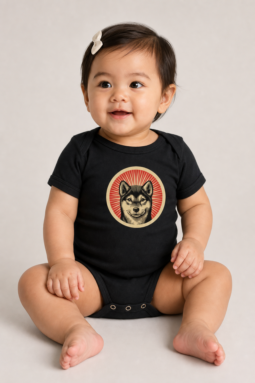 Shiba Inu Baby Bodysuit