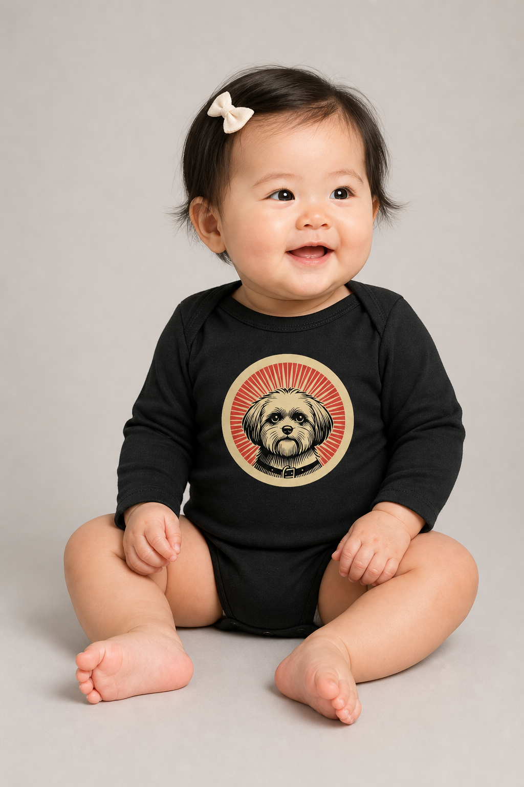 Shihpoo Sleeved Bodysuit