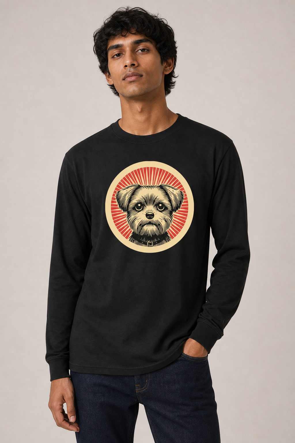 Shorkie Long Sleeve Tee
