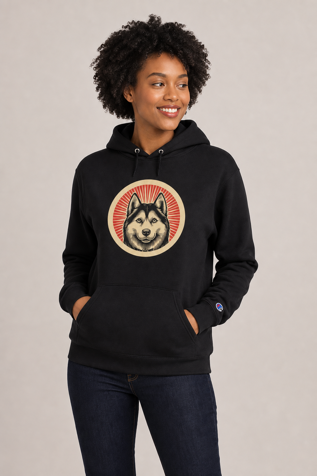 Siberian Husky Champion Hoodie