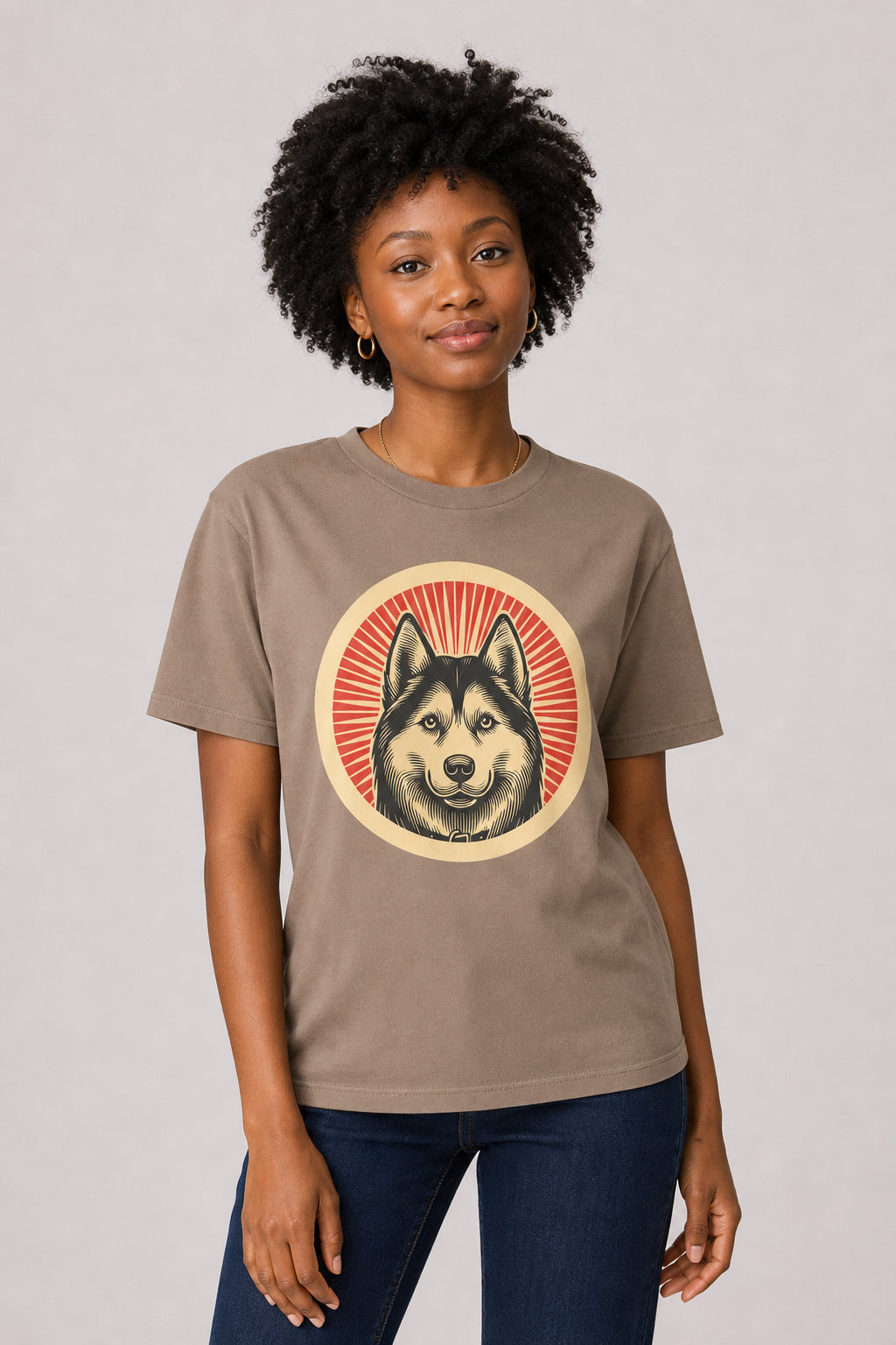 Siberian Husky Heavyweight Tee