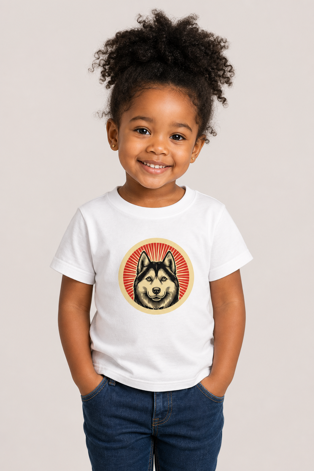 Siberian Husky Toddler Tee