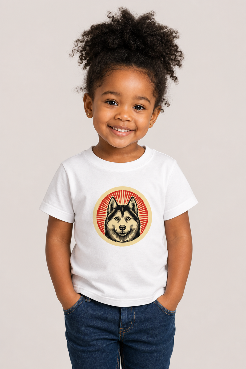 Siberian Husky Toddler Tee