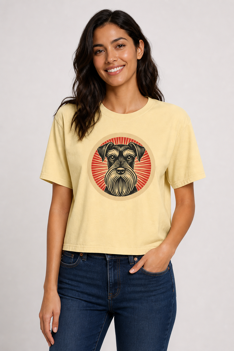 Standard Schnauzer Boxy Tee