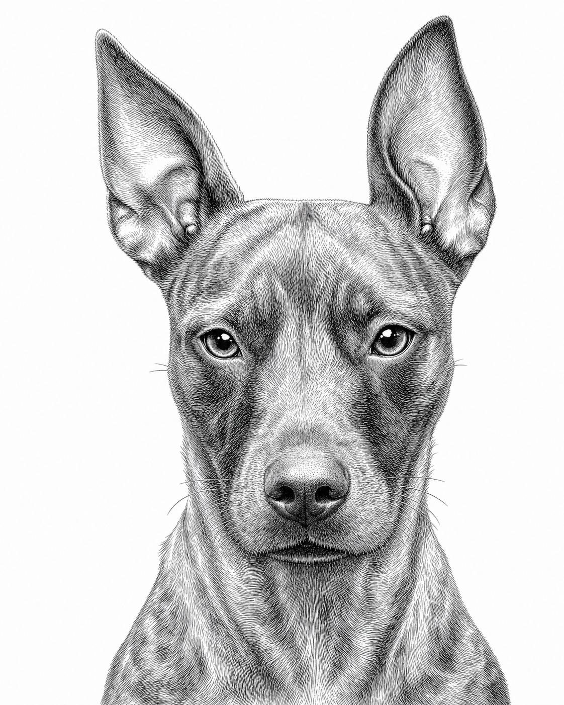 Etching portrait