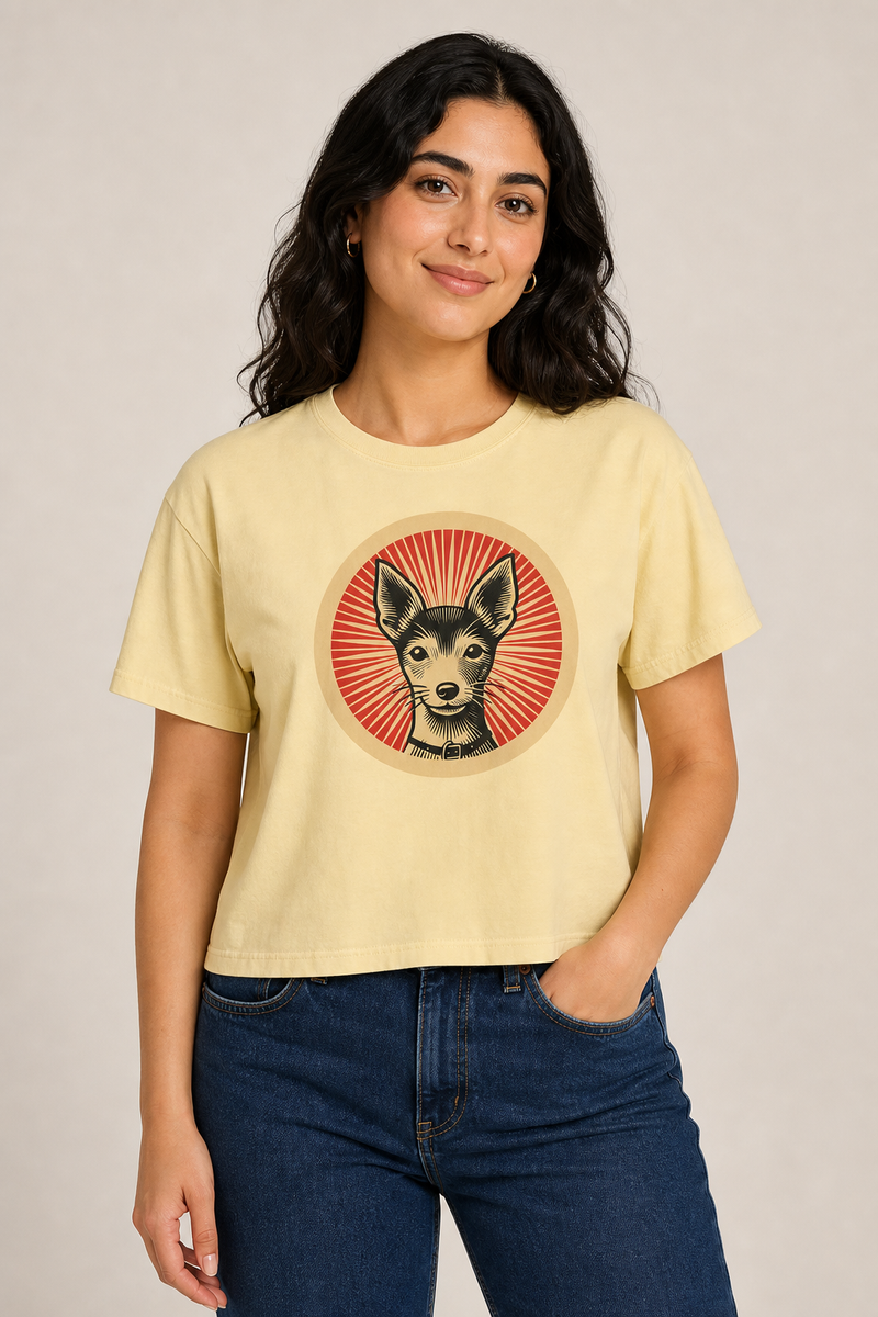 Toy Fox Terrier Boxy Tee