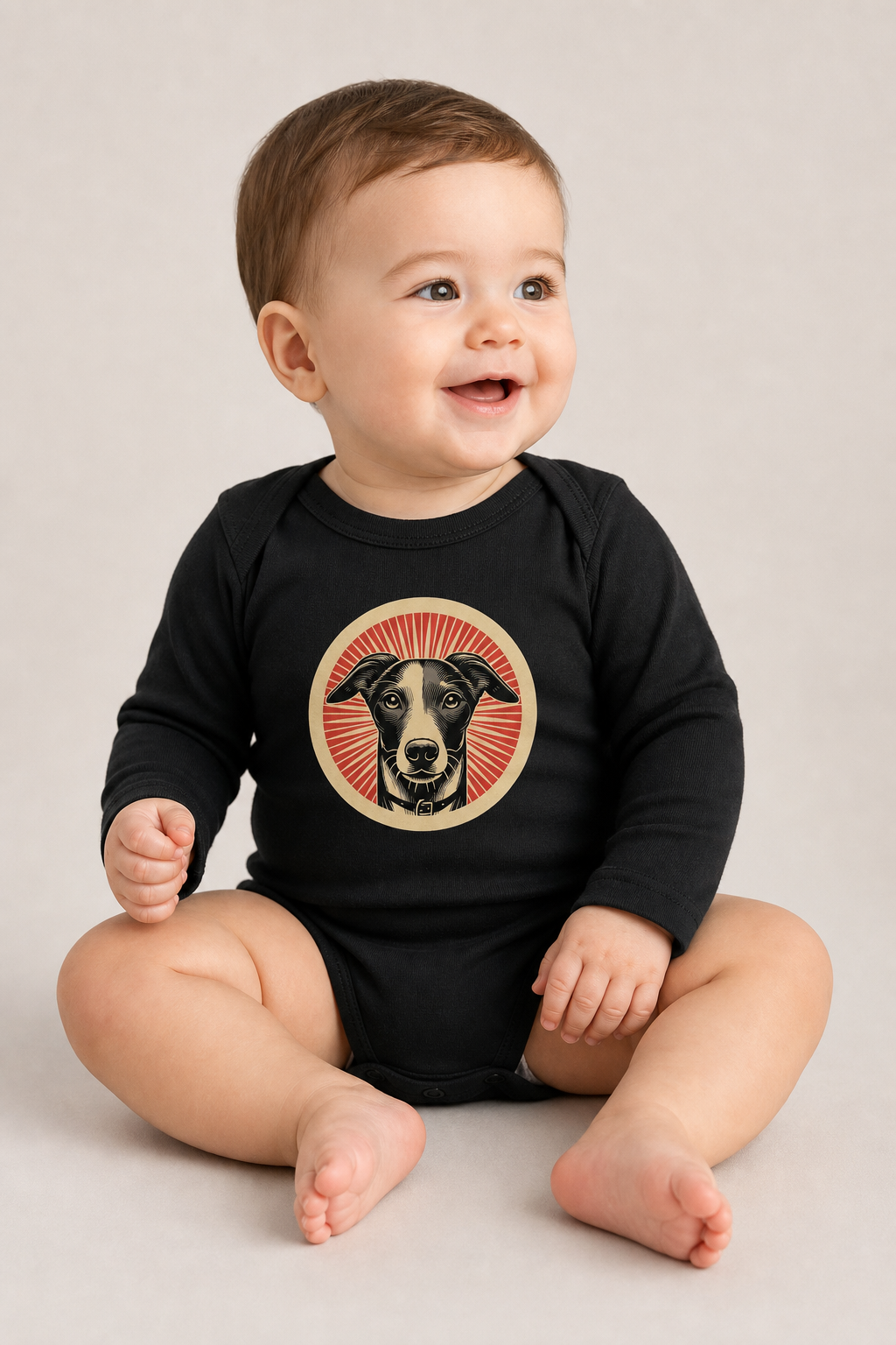 Whippet Sleeved Bodysuit